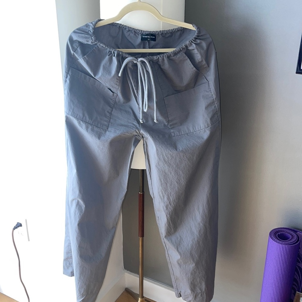 White fox cargo pants